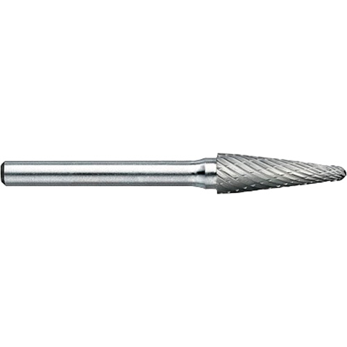 Drillco&reg; Magnum Double Cut Solid Carbide Burr, SL-3, 3/8" Dia., 1/4" Shank, 1-1/16" Depth of Cut Ontario Packaging