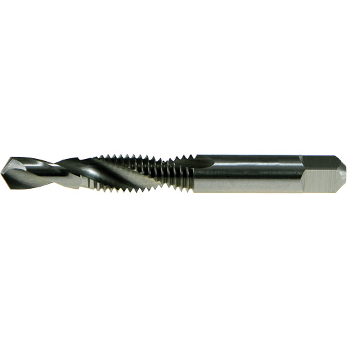 DRILLCO Combined Tap & Drill, #4, High Speed Steel, 118° Point Ontario Packaging