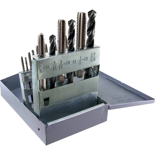 Jeu de tarauds & forets UNC DRILLCO, 18 morcea Ontario Packaging