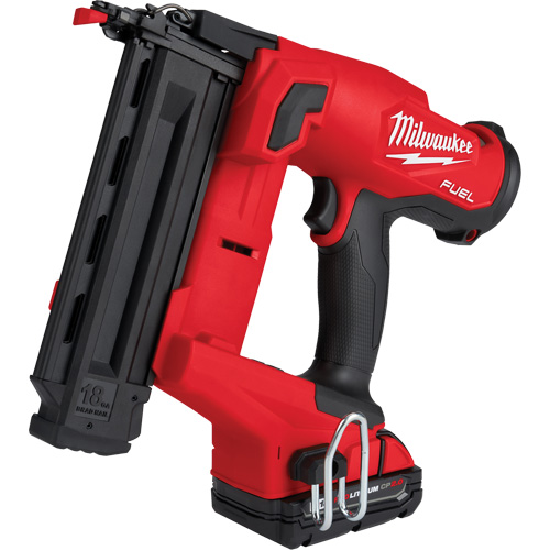 M18 Fuel 18 Gauge Brad Nailer Kit, 18 V, Lithium-Ion Ontario Packaging