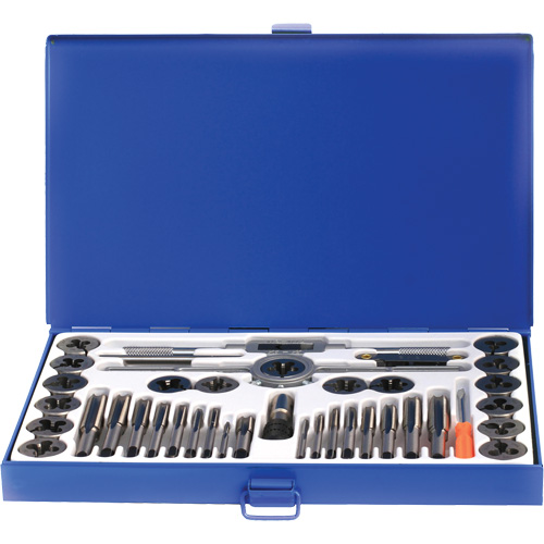 Drillco&reg; Fractional Tap & Die Set, 40 Pieces Ontario Packaging