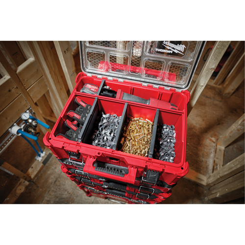 Packout Deep Organizer, 15-1/5" x 19-7/10" x 7", Red Ontario Packaging