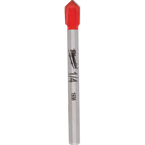 Foret pour verre et carreaux, 1/4", Carbure Ontario Packaging