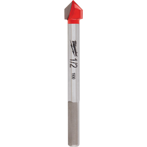 Foret pour verre et carreaux, 1/2", Carbure Ontario Packaging