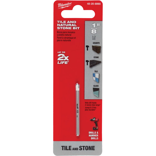 Natural Stone Bit, 1/8", Carbide Ontario Packaging
