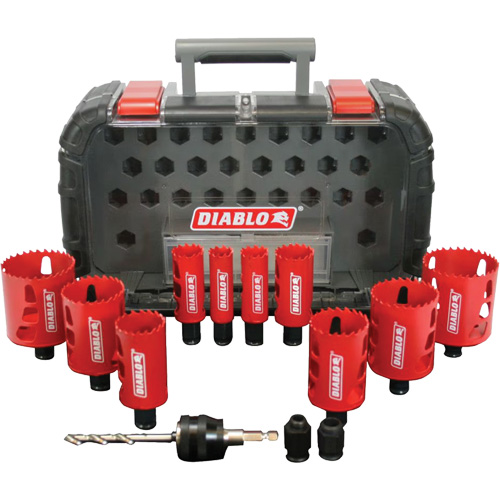 General Purpose Bi-Metal Hole Saw Set, 14 Pieces Ontario Packaging