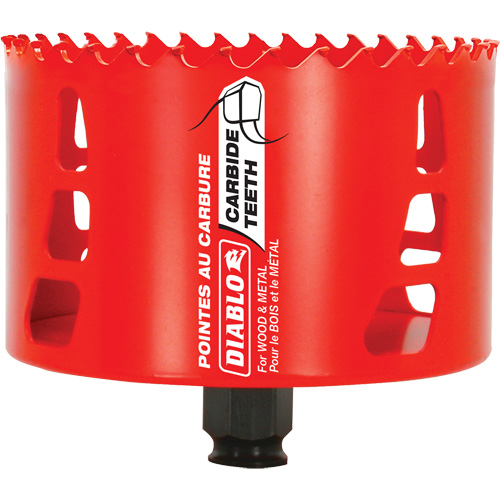 Scie cloche pour bois et m&eacute;tal, 4-1/8", Profondeur de la coupe 2-3/8", Carbure Ontario Packaging