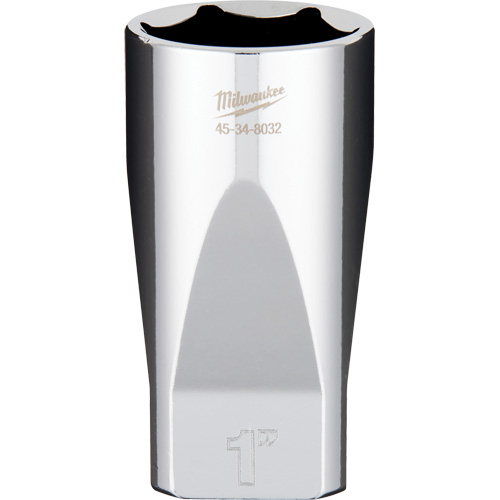 Douille SAE avec c&ocirc;t&eacute;s Four Flats, 1", Prise 3/8", 6 pans, Profond Ontario Packaging