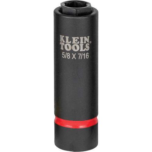 2-in-1 Socket, Impact, 7/16", 5/8" Drive, 6 Points Ontario Packaging