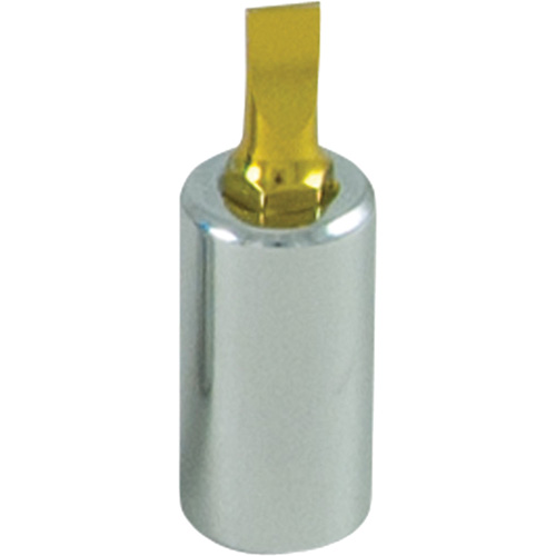Gold Tip Screwdriver Bit, Slot, 13/64", 1/4" Drive Ontario Packaging