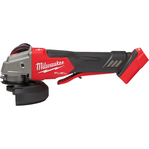 Meuleuse &agrave; frein &agrave; vitesse variable avec interrupteur &agrave; glissi&egrave;re non verrouillable M18 Fuel, 18 V, Mandrin 5"/4-1/2", Lithium-ion Ontario Packaging