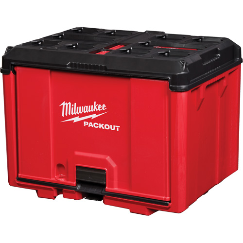 Packout Tool Cabinet, 15" x 15" x 20", Black/Red Ontario Packaging