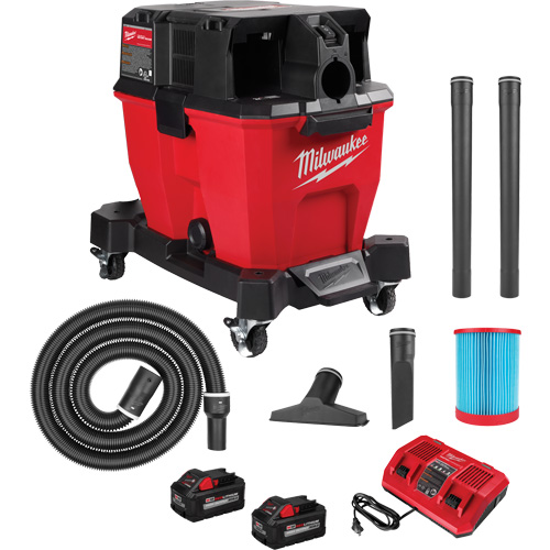 M18 Fuel Cordless Dual-Battery Wet/Dry Vacuum, 18 V, 9 gal. Capacity Ontario Packaging