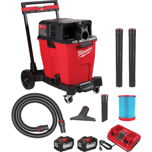M18 Fuel Cordless Dual-Battery Wet/Dry Vacuum, 18 V, 12 gal. Capacity Ontario Packaging