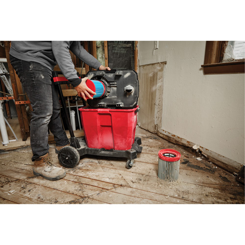 Large Wet/Dry Vacuum High-Efficiency Filter, Cartridge, Fits 12 US gal./9 US gal./6 US Gal. Ontario Packaging