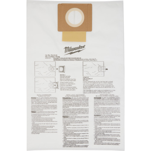 Sacs &agrave; poussi&egrave;re molletonn&eacute;s, 6 gal. US Ontario Packaging