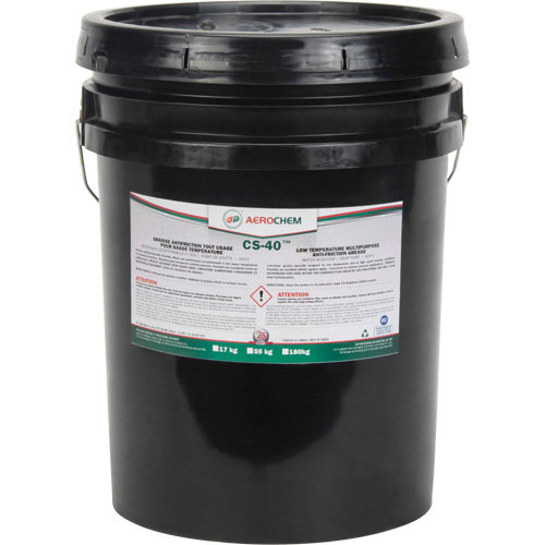Graisse polyvalente pour basse temp&eacute;rature Gadus CS-40, 17 kg, Seau Ontario Packaging