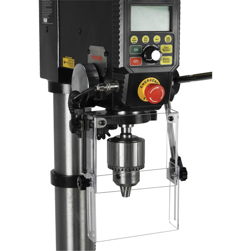 Protecteur avec interrupteur &agrave; limite pour perceuse &agrave; colonne NOVA Viking DVR Ontario Packaging