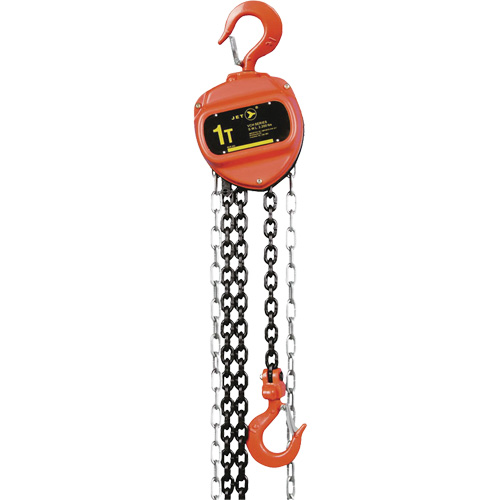 VCH Series Chain Hoist, 10' Lift, 2200 lbs. (1 tons) Capacity, Heat-Treated Alloy Steel Chain Ontario Packaging