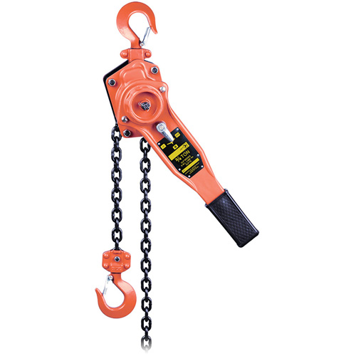 VLP Series Lever Chain Hoist, 10' Lift, 1653.46 lbs. (0.75 tons) Capacity Ontario Packaging