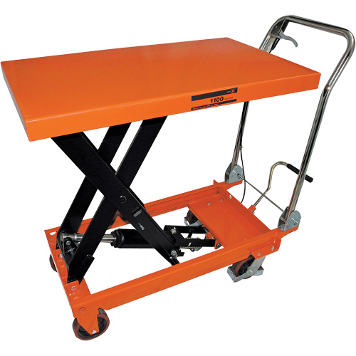 SLC-1100 SLC Series Hydraulic Scissor Lift Cart, 39" L x 21" W, 1100 lbs. Cap. Ontario Packaging