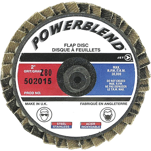 Disque &agrave; feuillets PowerBlend Roll-On, 2" x Type R, Grain Z80 Ontario Packaging