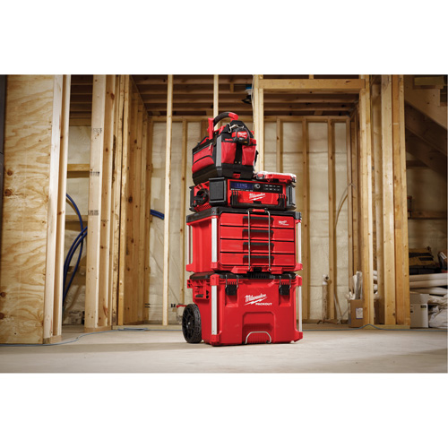 PackOut 4-Drawer Tool Box, 16-3/10" x 22-1/5" x 14-3/10", Red Ontario Packaging
