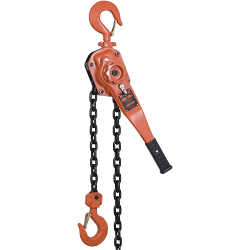 KLP-300-10 KLP Series Lever Chain Hoists, 10' Lift, 6000 lbs. (3 tons) Capacity, Steel Chain Ontario Packaging