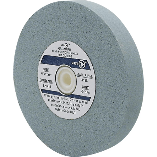 GC675C Bench Grinding Wheels, 6" x 3/4", 1" Arbor, Silicon Carbide Ontario Packaging