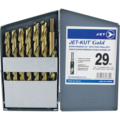 GF29RS Drill Bit Sets, 29 Pieces, Alloy Steel Ontario Packaging