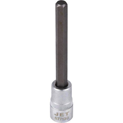 Extra-Long Bit Sockets, Hex, 5/16" x 4" L, 3/8" Drive Ontario Packaging
