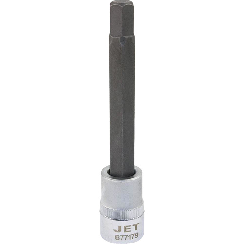 Extra-Long Bit Sockets, Hex, 9 mm x 4" L, 3/8" Drive Ontario Packaging