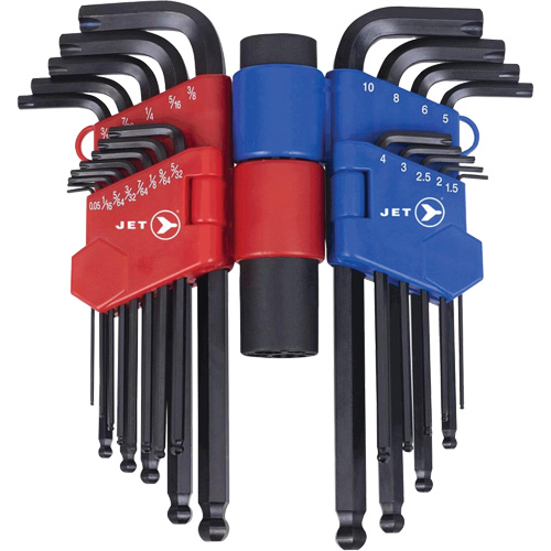 JHHK-22 Hextractor Hex Key Wrench Sets, 22 Pcs., Metric & Imperial Ontario Packaging