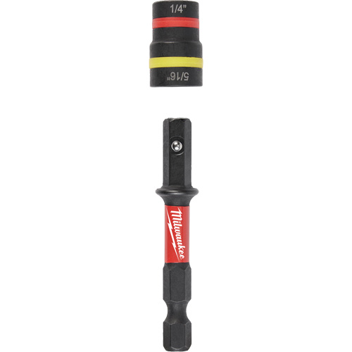 Shockwave Impact Duty Quik-Clear 2-in-1 Nut Driver, 5/16"/1/4" Drive, 2-1/4" L, Magnetic Ontario Packaging