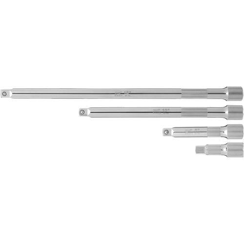 Jeu de rallonges prise, Prise de 1/2", Fini Chrome, 4 Mcx Ontario Packaging