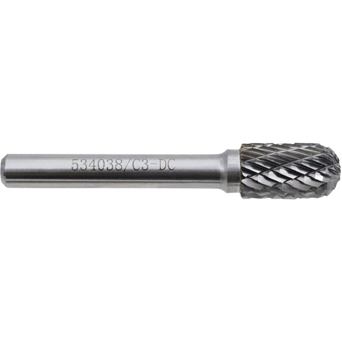 C3-DC JET-KUT GP Round Nose Shape Carbide Bur, 3/8" Dia. Ontario Packaging