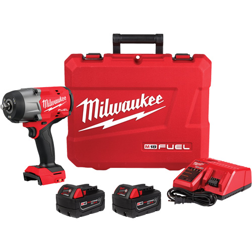 M18 Fuel High Torque Impact Wrench with Friction Ring Kit, 18 V, 1/2" Socket Ontario Packaging