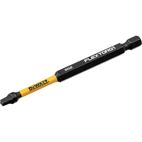 FLEXTORQ&reg; Impact Ready Screwdriver Bit, Square, #2 Tip, 1/4" Drive Size, 3-1/2" Length Ontario Packaging