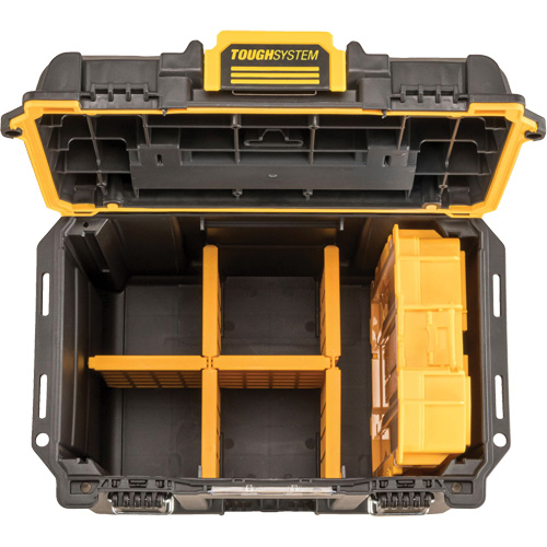 ToughSystem&reg; 2.0 Deep Compact Toolbox, 10" x 15-7/20" x 13-4/5", Black/Yellow Ontario Packaging