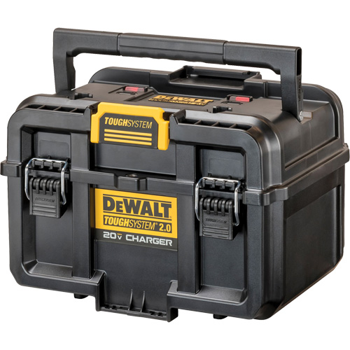 ToughSystem&reg; 2.0 20V Dual Port Charger, 14" x 15" x 9", Black/Yellow Ontario Packaging