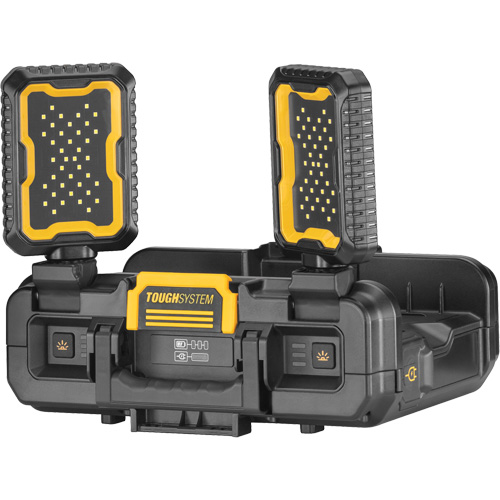 ToughSystem&reg; 2.0 Adjustable Work Light with Storage, 16" x 11" x 14", Black/Yellow Ontario Packaging