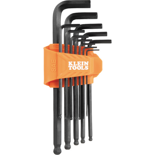 L-Style Ball-End Hex Key Wrench Set, 12 Pcs., Imperial Ontario Packaging