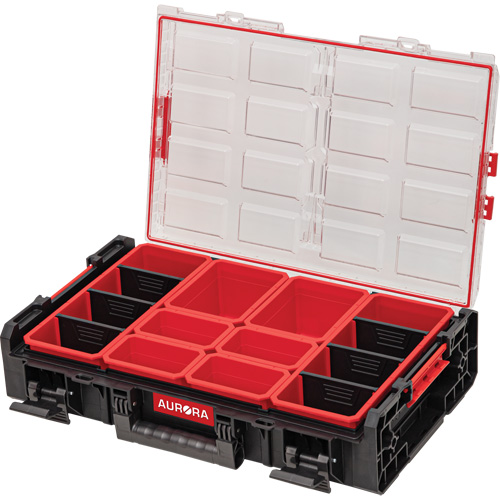 Organisateur 2 fois tr&egrave;s-grand avec bacs Arx, 23" x 15-1/5" x 6-4/5", Noir Ontario Packaging