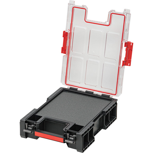 Arx Medium Tall Organizer with Multilayer Foam Inserts, 10-2/5" x 14-3/10" x 4-1/5", Black Ontario Packaging