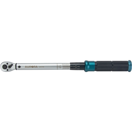 72-Tooth Torque Wrench, Click, 3/8" Square Drive, 10 - 100 ft-lbs. Ontario Packaging