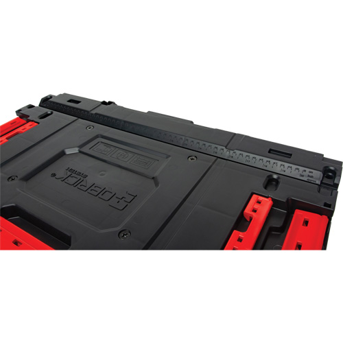 Arx&reg; Single Drawer Toolbox, 11-1/5" W x 18-3/10" D x 9-1/10" H, Black/Red Ontario Packaging