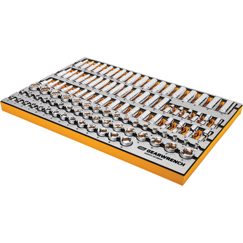 Jeu d'outils pour maître m&eacute;canicien MEGAMOD dans des plateaux en mousse modulaire de premi&egrave;re qualit&eacute; avec rangement d'outils, 1024 morceaux Ontario Packaging