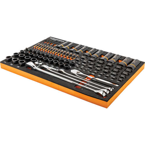 Jeu d'outils pour m&eacute;canicien Bolt Biter dans un plateau de rangement en mousse 97 mcx Ontario Packaging