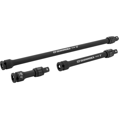 Jeu de rallonges &agrave; chocs verrouillables 3 mcx, Prise de 3/8", Fini Phosphate de mangan&egrave;se, 3 M Ontario Packaging