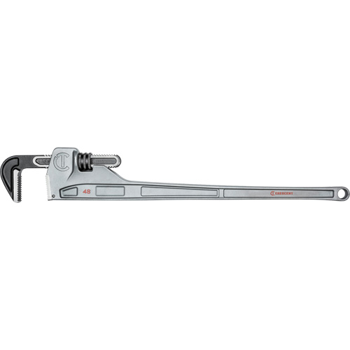 Pipe Wrench, 6" Jaw Capacity, 48" Long, Powder Coated Finish, Non-Ergonomic Handle Ontario Packaging